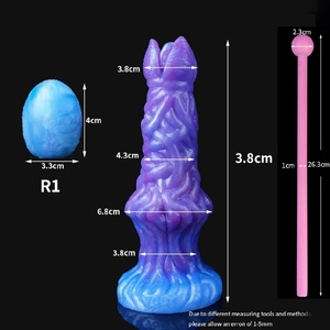 YOCY Ovipositor Dildo Fantasía, Juguete Sexual de Silicona con Forma de Huevo, Potente Estimulador Neumático, Masturbador para Mujeres y Hombres - Product Image 3