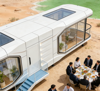 Capsule hôtelière modulaire personnalisable à 2 chambres, maison conteneur avec cuisine et salle de bain, vente en gros directe usine