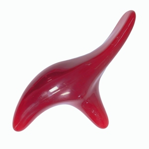 Herramienta de masaje, cuchara de masaje corporal, raspador de resina roja con cabeza de pájaro - Product Image 5