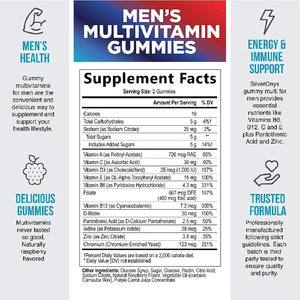 מותג פרטי Custom ויטמין C E <span class=keywords><strong>B12</strong></span> אבץ חומצה פנטותנית גברים של מולטי ויטמין Gummies לבריאות שרירים חיסונית & אנרגיה תמיכה - Product Image 3