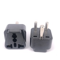 Adaptateur de voyage universel UK/US/EU/AU vers petite prise sud-africaine, adaptateur de prise secteur multi-prises AC pour l'Inde