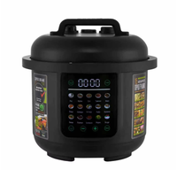 Nouvelle Cocotte-minute Électrique Multifonctionnelle à Chauffage Instantané, Marmite de Cuisson en Acier Inoxydable, Cuiseur à Riz, 6L