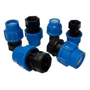 Raccord rapide en PE pour tuyau d'irrigation, valve filetée femelle pour tuyau 20mm 25mm 32mm, adaptateur fileté femelle - Product Image 1