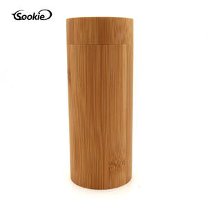 Vente en gros Fabricant Stock Etui à lunettes en <span class=keywords><strong>bois</strong></span> bambou vintage écologique Etui à cylindre en <span class=keywords><strong>bois</strong></span> naturel Logo gravé - Product Image 4