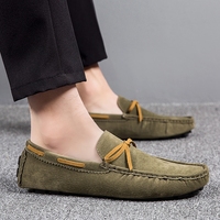 Chaussures décontractées à lacets pour hommes, noir, vert, gris, confort d'été, dessus en similicuir, doublure en maille, antidérapantes, taille 36-48