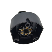 Douille femelle de remorquage en acier inoxydable, 7pin, pour remorque électrique de caravane