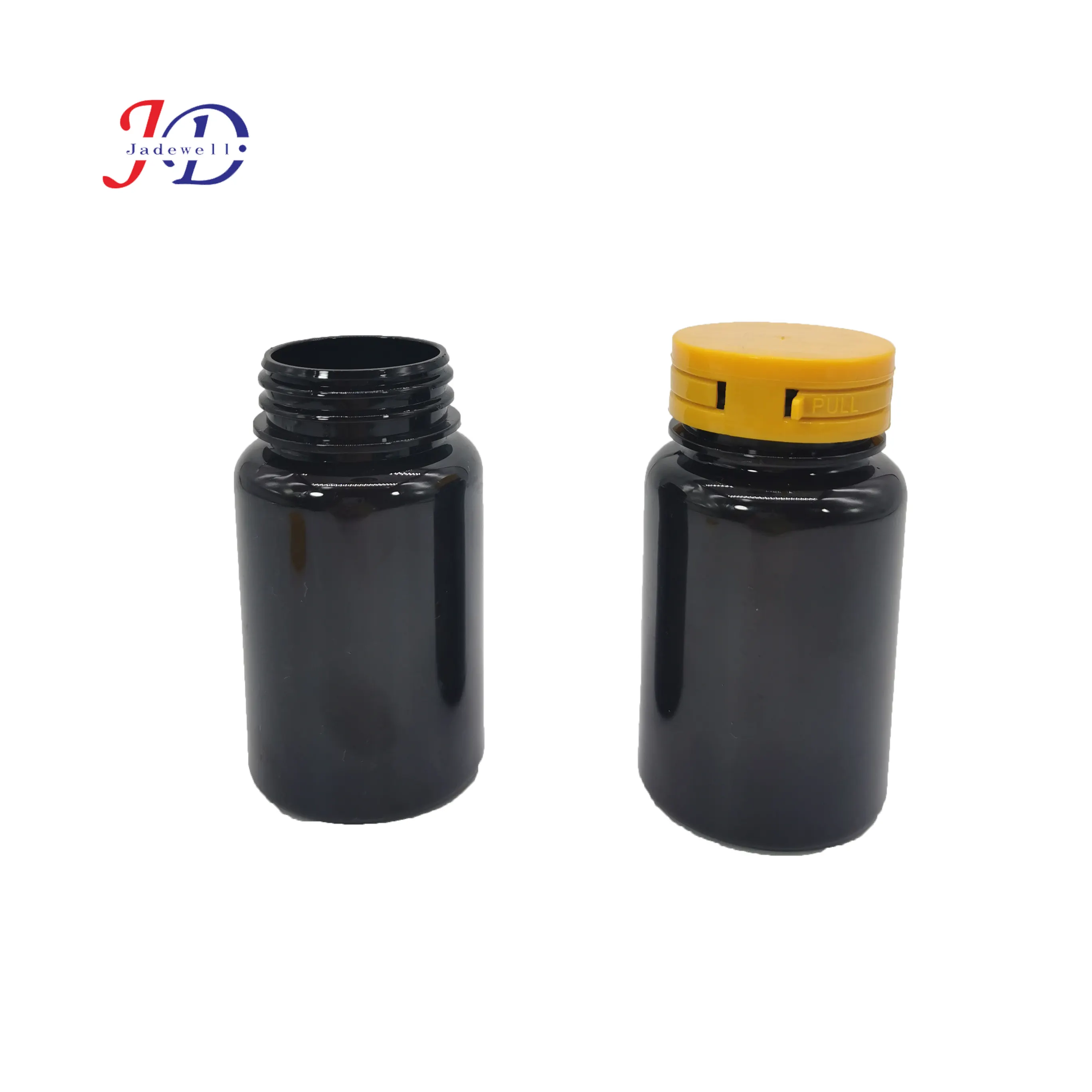 120cc 200cc 225cc 250cc Amber PET plastic bottle pill bottle with easy pull off lid/flip over caps for medicine