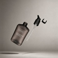 Bouteilles de shampooing et d'après-shampooing carrées vides de luxe, 250/350/500 ml, emballage PET, opaque, givré, translucide, noir, bouteilles de gel douche