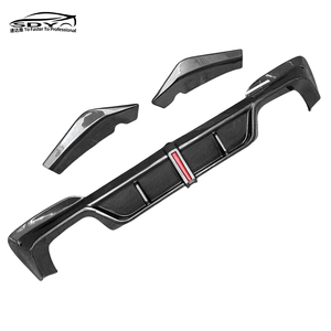 Difusor Trasero de Fibra de Carbono de Alta Calidad Estilo KB con Luz y Labio de Parachoques Trasero para <span class=keywords><strong>BMW</strong></span> G01 X3 - Product Image 5