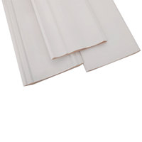 Corniche décorative moderne en MDF blanc apprêté pour plafond, moulure d'angle, moulure de plafond pour armoire de cuisine