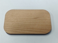 GSC Logotipo personalizado NFC Wood Porter Tag 13,56 Mhz WiFi Tag Walnut NFC WiFi Connect Sign para Hotel