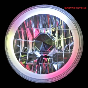 Đèn pha LED RGB 5 inch với đèn pha tròn, bóng đèn H4 55W, tình trạng mới, đèn pha bán kín 5 inch - Product Image 1