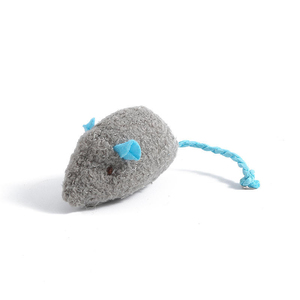 Jouets populaires en promotion pour chats : souris en peluche amusantes, jouets en peluche attrayants, cinq couleurs, jouets à mâcher pour chats avec herbe à chat - Product Image 5