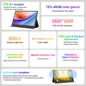 MONITOR PORTÁTIL, 15.6'', 1920X1080, LED, para Laptop, Juegos, Oficina, Entretenimiento - Product Image 6