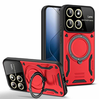 Étui de mode pour Xiaomi 14 Pro avec anneau béquille 13T grande fenêtre housse antichoc pour Redmi 13C NOTE12 PRO étuis
