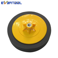 EVERTOOL 6" M14 Tampon de polissage en mousse souple noire pour la restauration de la peinture automobile et des miroirs