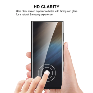 3D Đường Cong Cạnh Keo Siêu Âm Vân Tay Nhanh Chóng Mở Khóa Tempered Glass Bảo Vệ Màn Hình Đối Với Samsung Note9 S20 S22 S23 S24 Siêu - Product Image 6