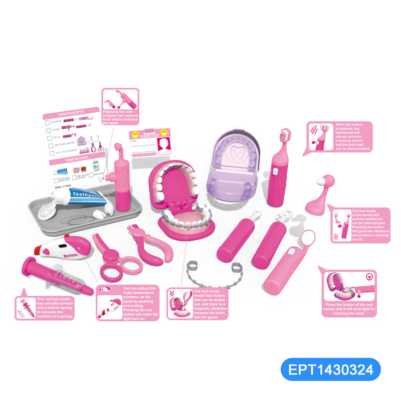 EPT1430324-Electric dentist kit with light (24pcs/ctn)