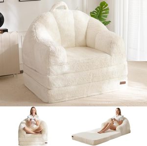 Canapé-lit pliant 2-en-1 convertible en chaise longue, confortable, pour une personne, <span class=keywords><strong>fauteuil</strong></span> pouf compressé – Vente en gros à prix abordable - Product Image 1