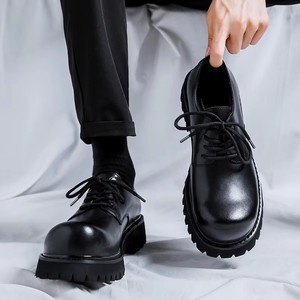 PU tua mùa đông Giày da đanh màu đen Đảng chính thức giá rẻ Giày lười Mens trượt trên thoải mái bền của nam giới thường Giày Tua - Product Image 4