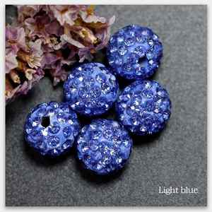 20mm colorido brillo redondo Rheistone <span class=keywords><strong>Shambala</strong></span> arcilla polimérica cristal diamante cuentas DIY accesorios hacer decoración de fiesta - Product Image 4