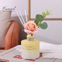 Flacon en verre décoratif de 20 ml pour diffuseur à bâtonnets – Nouvelle fragrance florale d'aromathérapie pour la maison – Rose pour diffuseur à bâtonnets