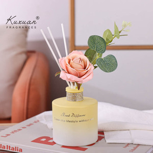 20ml Decorative Glass <strong>for</strong> <strong>Reed</strong> <strong>Diffuser</strong> Bottle New Fragrance Flower Aromatherapy <strong>for</strong> Home Use Rose <strong>for</strong> <strong>Reed</strong> <strong>Diffuser</strong> - Product Image 2