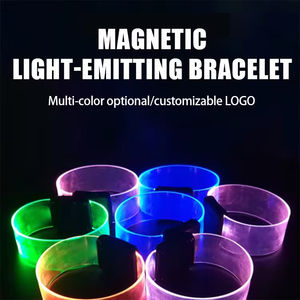 <b>Party</b> Bar LED <b>Light</b> 2700K Soft Warm White Magnetic Absorption Voice Control Flash Atmosphere Props Wrist Strap - Product Image 3
