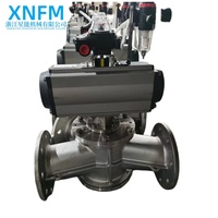 Vanne de dérivation 3 voies à faible entretien, fonctionnement fluide, type à piston, longue durée de vie, alimentation pneumatique, prise DC24V/AC220V, 1 an