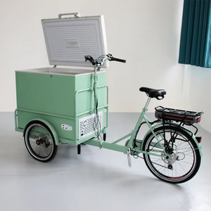 Electric <strong>Cycling</strong> <strong>Trike</strong> Tricycle Food Cart Coffee Carts Trolley Ice Cream Mobile Electric 3 Wheel Ice Cream Cargo Bike Tricycle - Product Image 2