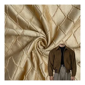 Factory Direct Customizable Pleated Suede Knitted Fabric For Garment Jacket Production Supplied By Reliable Fabrics Manufacturer