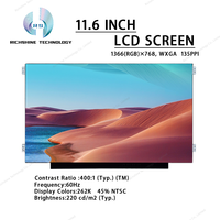 Écran LCD de remplacement pour ordinateur portable AUO B116XTN02.3 11,6 pouces, fin, 30 broches, HD TFT WLED rétroéclairé, neuf, pour usage professionnel, vente en gros d'usine, 45% NTSC