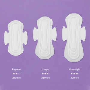 Échantillon Gratuit OEM <span class=keywords><strong>Prix</strong></span> Compétitif Serviettes Hygiéniques Anioniques Jetables en Coton avec Ailettes Super Absorbantes Super Douces Usage Quotidien - Product Image 6