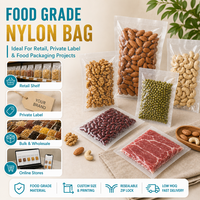 Sacs sous vide en nylon PA/PE fabriqués directement en usine, sacs d'emballage sous vide transparents sur mesure, sacs en plastique, sachets thermoscellables