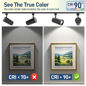 <b>Dimmable</b> <b>LED</b> Track <b>Light</b>, 10W–30W, Adjustable Angle, Commercial <b>Ceiling</b> Lighting System - Product Image 4