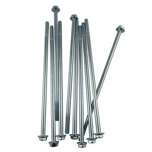 Grade 5 Galvanized M6*180 Long <b>Bolts</b> Carbon Steel Hex Fasteners for Motor Screws Gasoline Diesel Engine Parts Rust Prevention - Product Image 4