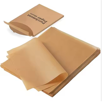Vente en gros de napperons jetables enduits de couleur naturelle originale A4 sac alimentaire pour sandwich pain logo imprimable résistant à l'huile