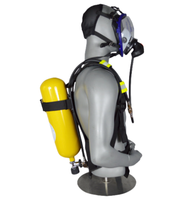 Sauvetage d'urgence Sécurité Acier/Fibre de carbone Cylindre de verre Scba Appareil respiratoire Équipement de lutte contre l'incendie Appareil respiratoire