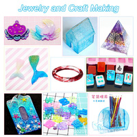 Résine époxy pour l'artisanat 1:1 Resina Epoxica a Y B Kit de résine époxy cristalline pour bijoux Resina Epoxica Manualidades