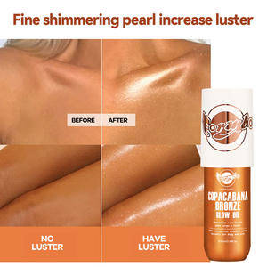 FORMBO <span class=keywords><strong>Huile</strong></span> Scintillante Corps Naturel 3D Effet Contouring, Éclat Complet, Brillance Fluide, <span class=keywords><strong>Huile</strong></span> de Plage Pailletée - Product Image 4