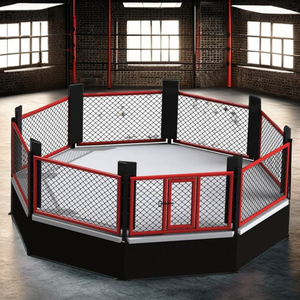 <span class=keywords><strong>Prix</strong></span> d'usine <span class=keywords><strong>Cage</strong></span> d'octogone MMA <span class=keywords><strong>UFC</strong></span> de norme internationale pour la compétition Logo personnalisé disponible - Product Image 1