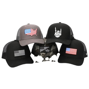 Gorras Trucker Unisex de 6 Paneles, de Algodón, Lisas, de Perfil Bajo, Multicolores, Negras, Vintage, con Parche 112, de Alto Rendimiento y Moda - Product Image 1