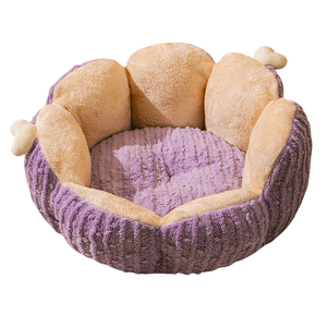 Cama de Felpa Lujosa y Esponjosa <span class=keywords><strong>para</strong></span> <span class=keywords><strong>Gatos</strong></span>, Ecológica, Cálida y Suave, Tamaño Gatito, con Diseño a Cuadros - Product Image 5