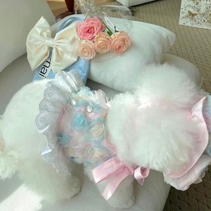 Robe élégante et confortable pour chien, jupe de princesse pour chiot, idéale pour <span class=keywords><strong>les</strong></span> fêtes d'anniversaire, la photographie, <span class=keywords><strong>les</strong></span> vacances et <span class=keywords><strong>les</strong></span> <span class=keywords><strong>promenades</strong></span> en extérieur - Product Image 5