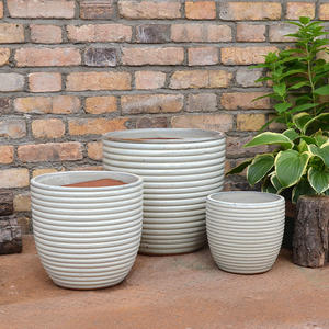 Pots <span class=keywords><strong>de</strong></span> fleurs noirs décorations pour la maison <span class=keywords><strong>Pot</strong></span> <span class=keywords><strong>de</strong></span> bonsaï en céramique grand émaillé - Product Image 4