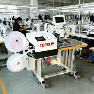 Máquina de Coser Industrial Automática de Cama Plana TOPSEW TS-2210-VC-D para Construcción de Puntada de Cadena - Product Image 1