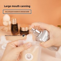 Pochette de voyage jetable pour liquides – Distributeur de lotion, shampoing, gel douche, soins de la peau, huile essentielle, crème pour les yeux – Petite bouteille portable
