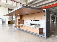 Unité de cuisine modulaire pour hôtel, complexe hôtelier, restaurant, cantine, station de cuisson temporaire