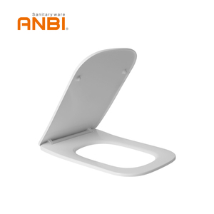 Anbi UF hình chữ nhật nhà vệ sinh chỗ ngồi Bìa duroplast siêu mỏng WC nhà vệ sinh chỗ ngồi Nắp - Product Image 2