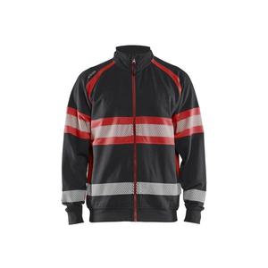 BLAKLADER - 355111589955XS Pull haute visibilité Noir/Rouge-EAN 7330509838877 HI-VIS WORKWEAR - Product Image 1